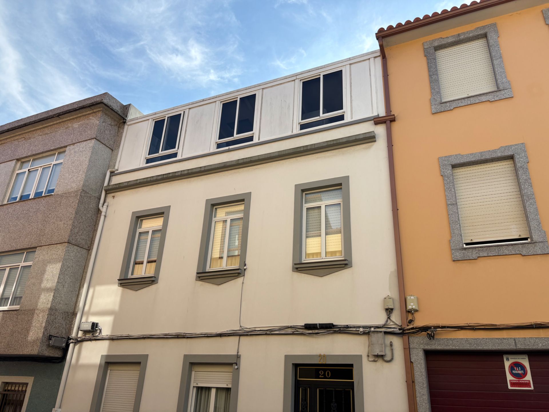 Exterior view of Flat for sale in Narón  with Private garden, Storage room and Furnished