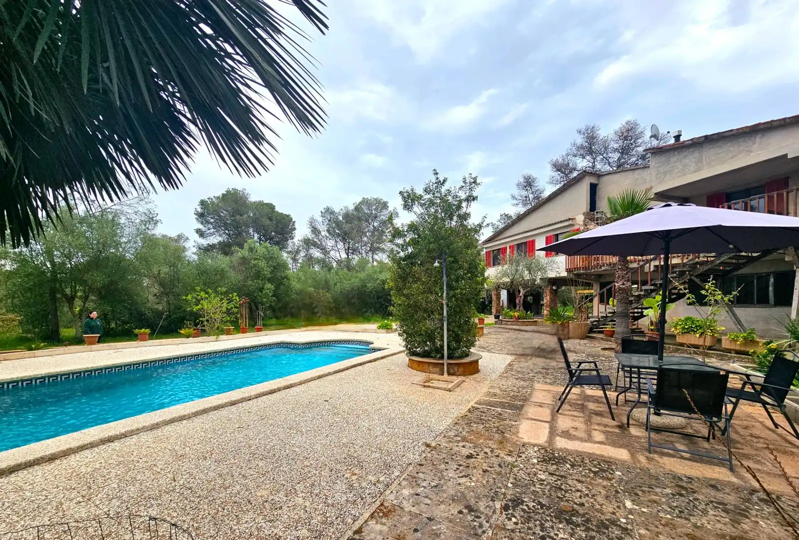 Vista exterior de Finca rústica en venda en Algaida amb Calefacció, Jardí privat i Traster