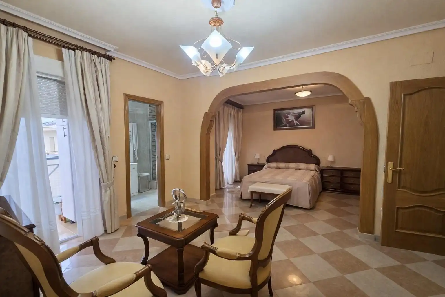 Bedroom of Houses for sale in Plasencia  with Air Conditioner, Terrace and Storage room