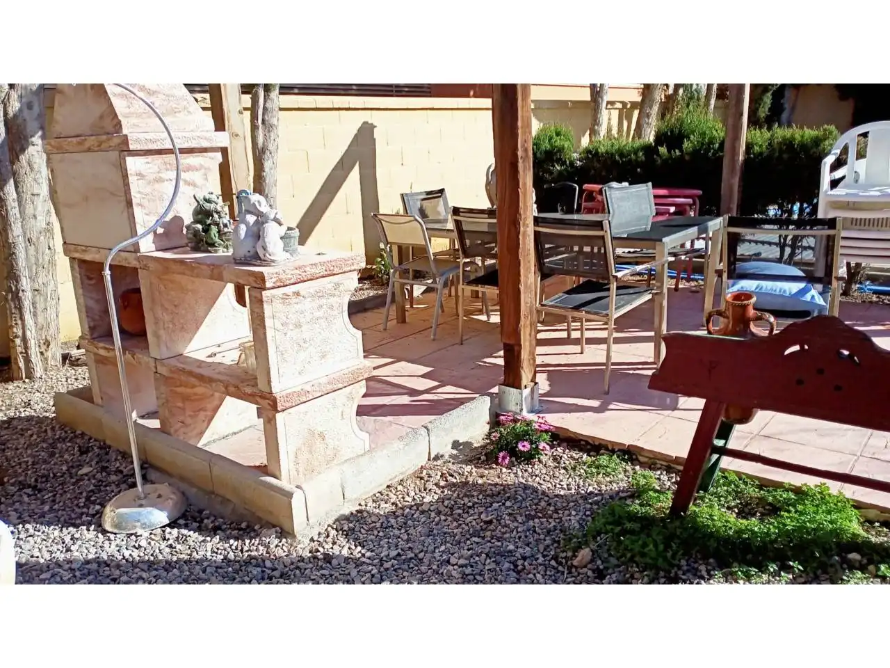 Terraza de Casa o chalet en venta en Roquetas de Mar con Aire acondicionado, Calefacción y Jardín privado
