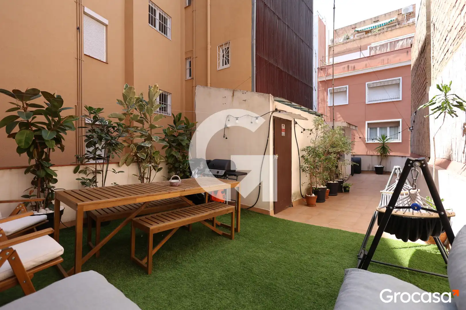 Terrace of Flat for sale in Barcelona  with Air Conditioner, Terrace and Storage room