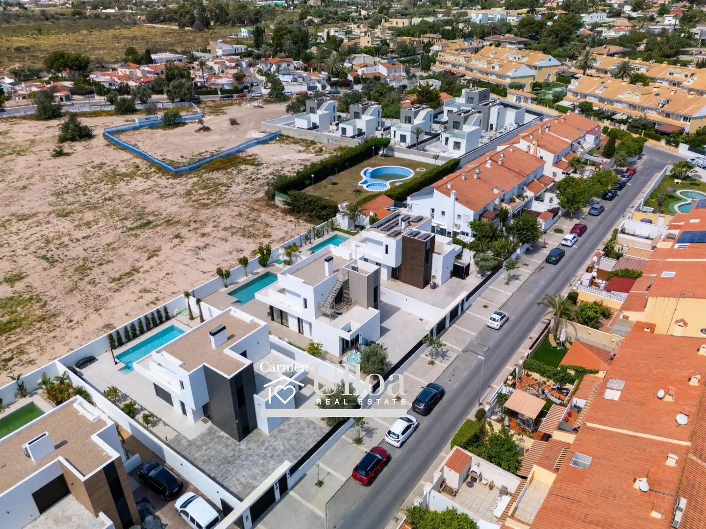 Vista exterior de Casa o xalet en venda en Sant Joan d'Alacant amb Aire condicionat, Calefacció i Terrassa