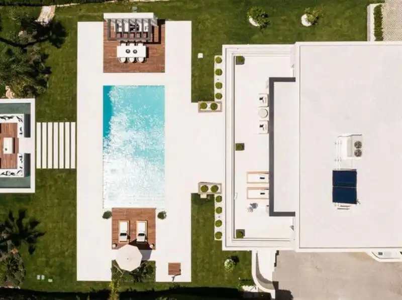 Piscina de Casa o xalet de lloguer en Marbella amb Aire condicionat, Calefacció i Jardí privat