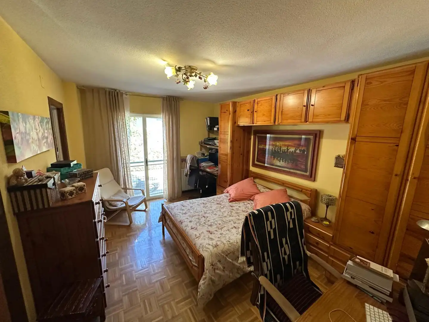 Dormitori de Casa adosada en venda en Villagonzalo Pedernales amb Calefacció, Jardí privat i Terrassa