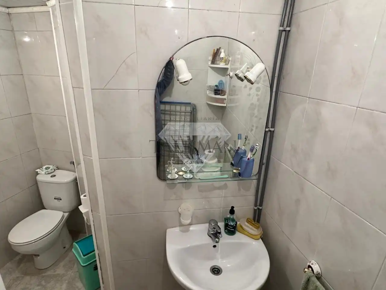 Baño de Casa o chalet en venta en A Lama   con Calefacción, Jardín privado y Piscina