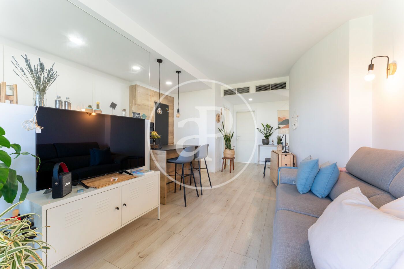 Living room of Flat for sale in  Palma de Mallorca  with Air Conditioner, Heating and Terrace