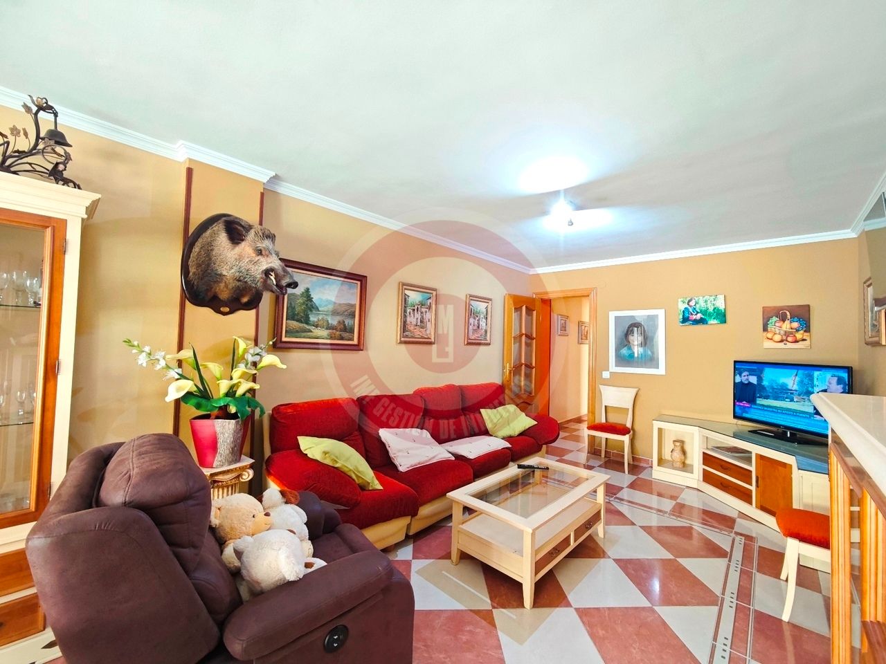 Living room of Flat for sale in Vélez-Málaga  with Air Conditioner and Terrace