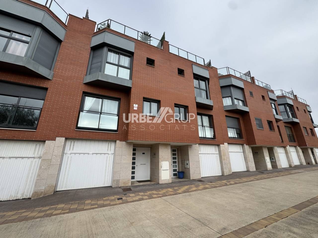 Exterior view of Houses for sale in Sant Esteve Sesrovires  with Heating, Parquet flooring and Terrace