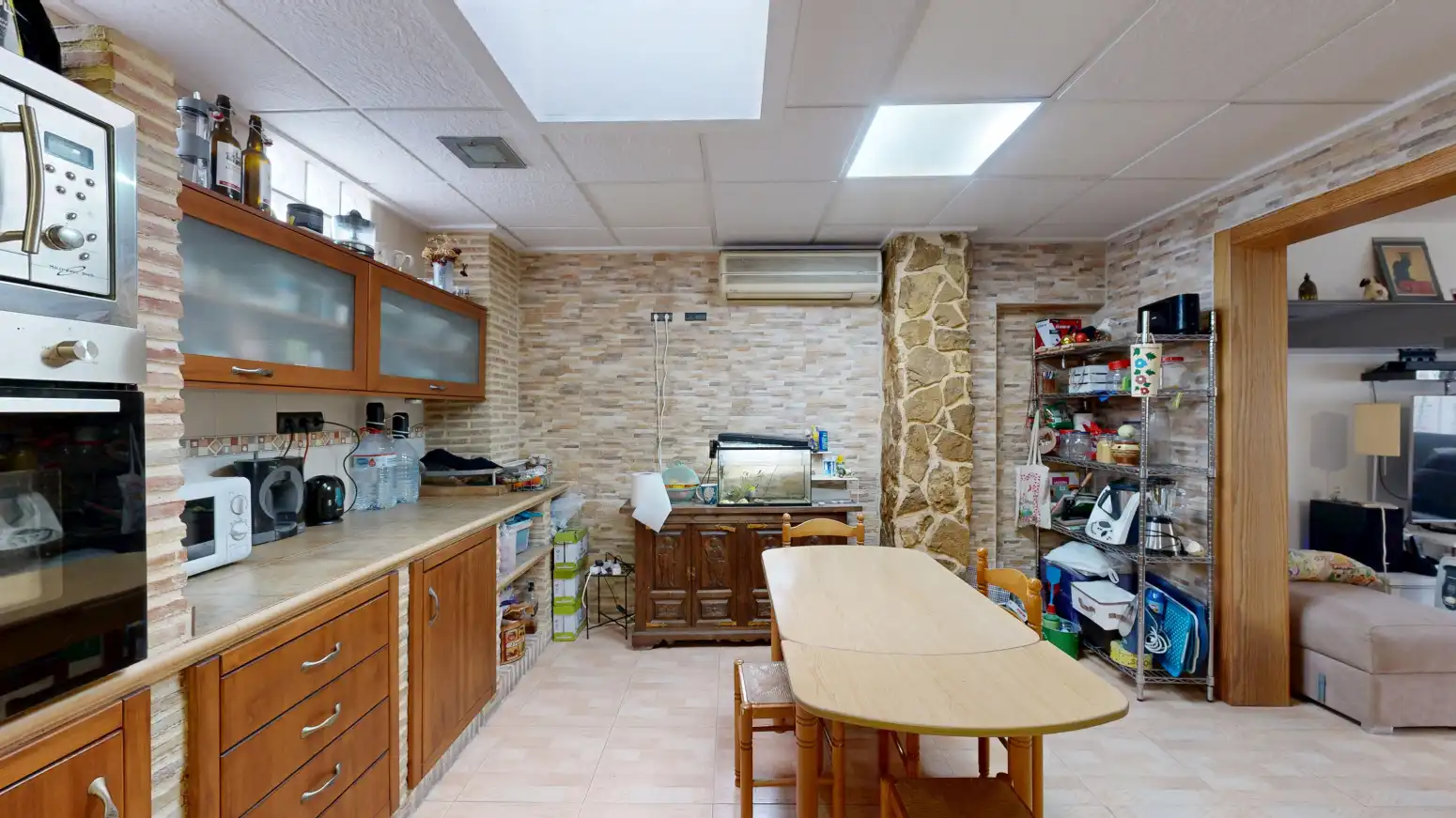 Cocina de Casa adosada en venta en Murcia con Terraza y Balcón