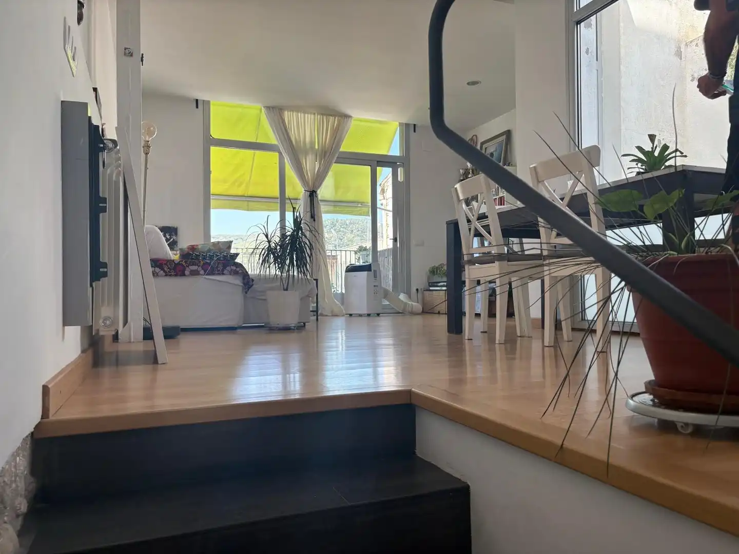 Sala d'estar de Casa o xalet en venda en La Garriga amb Calefacció, Parquet i Terrassa