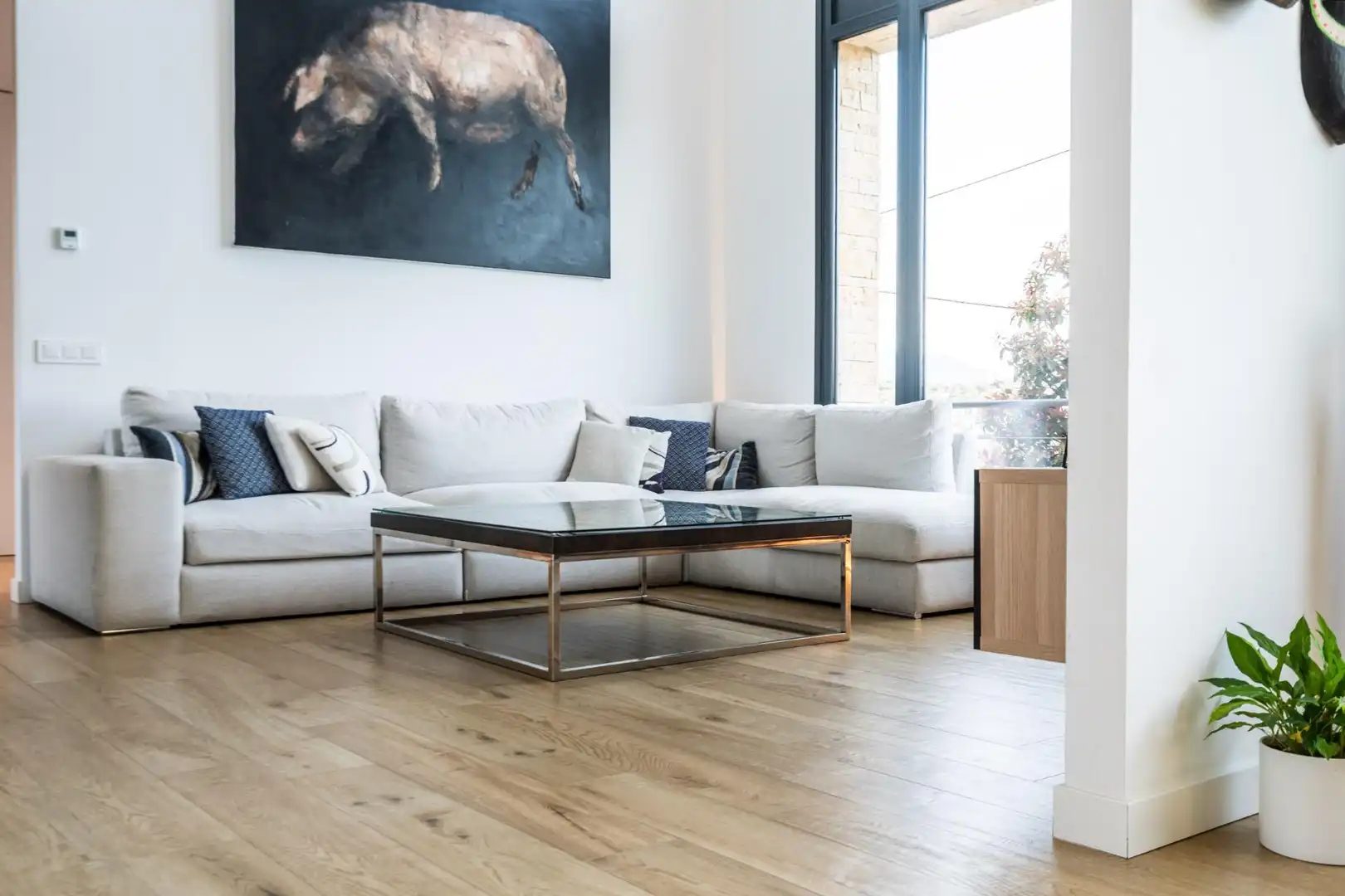 Sala de estar de Casa o chalet en venta en Torrelodones con Calefacción, Jardín privado y Terraza