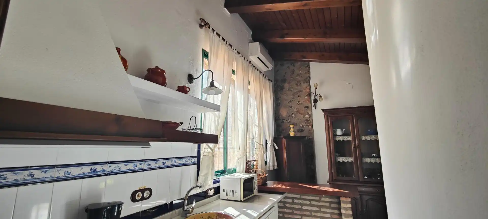 Cocina de Finca rústica en venta en La Lapa con Aire acondicionado, Jardín privado y Terraza