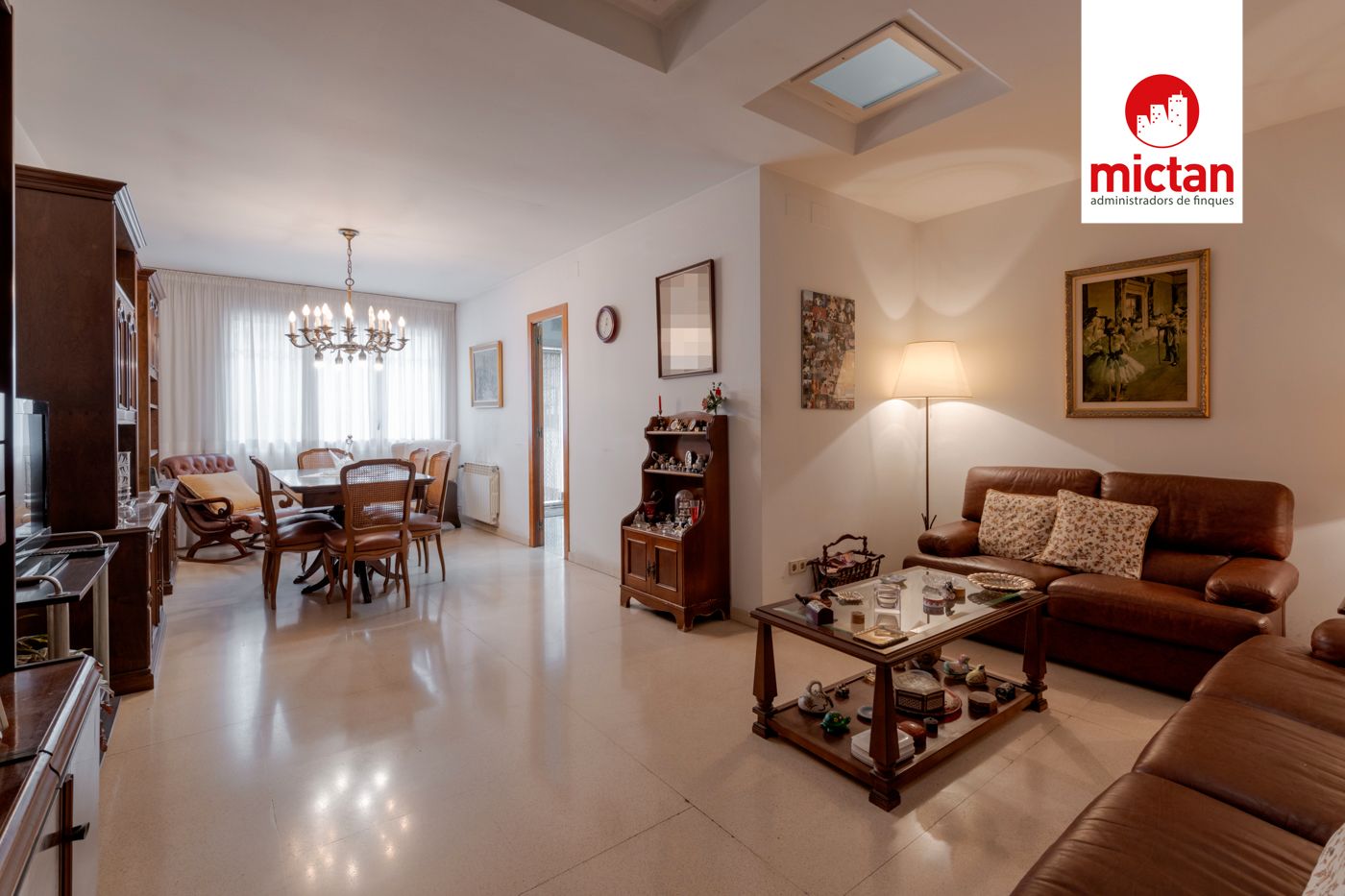 Living room of Flat to rent in Cornellà de Llobregat  with Air Conditioner, Heating and Terrace