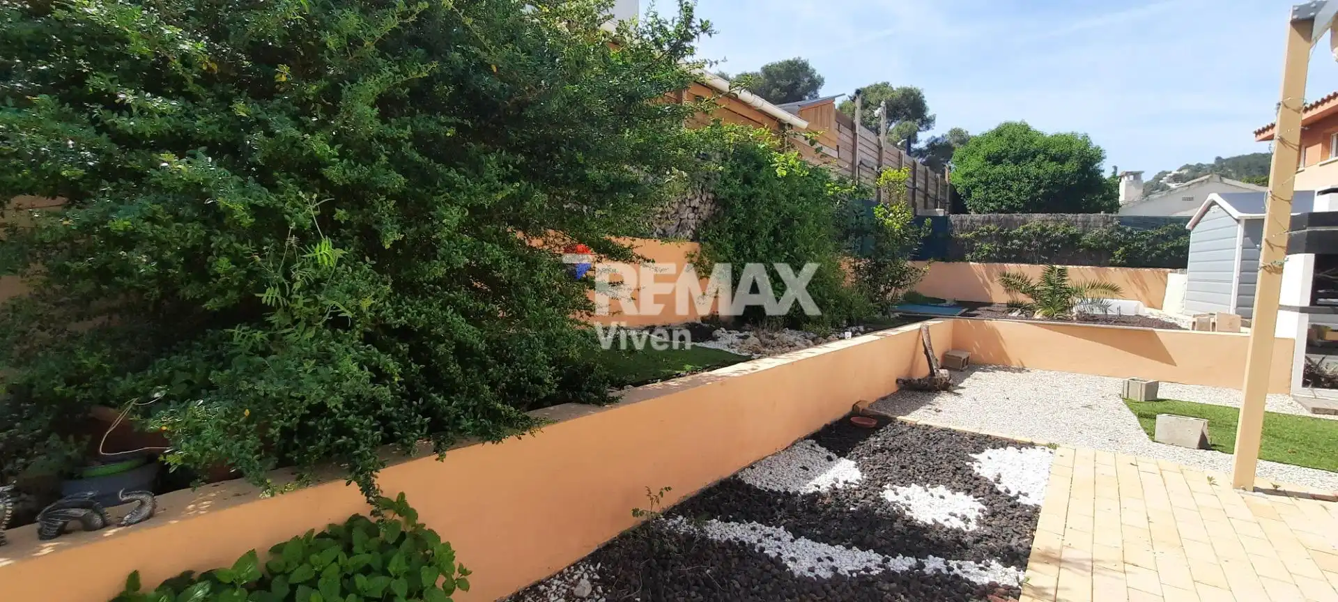 Jardín de Casa o chalet en venta en Canyelles con Aire acondicionado, Calefacción y Jardín privado