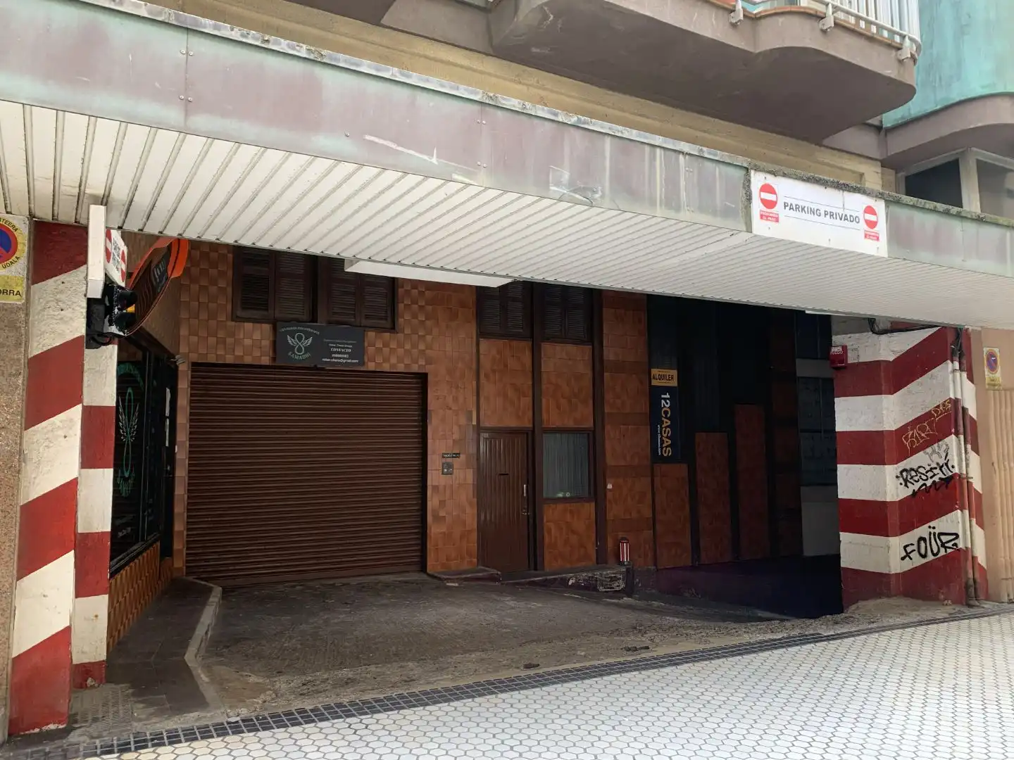Vista exterior de Garaje de alquiler en Donostia - San Sebastián  con Alarma