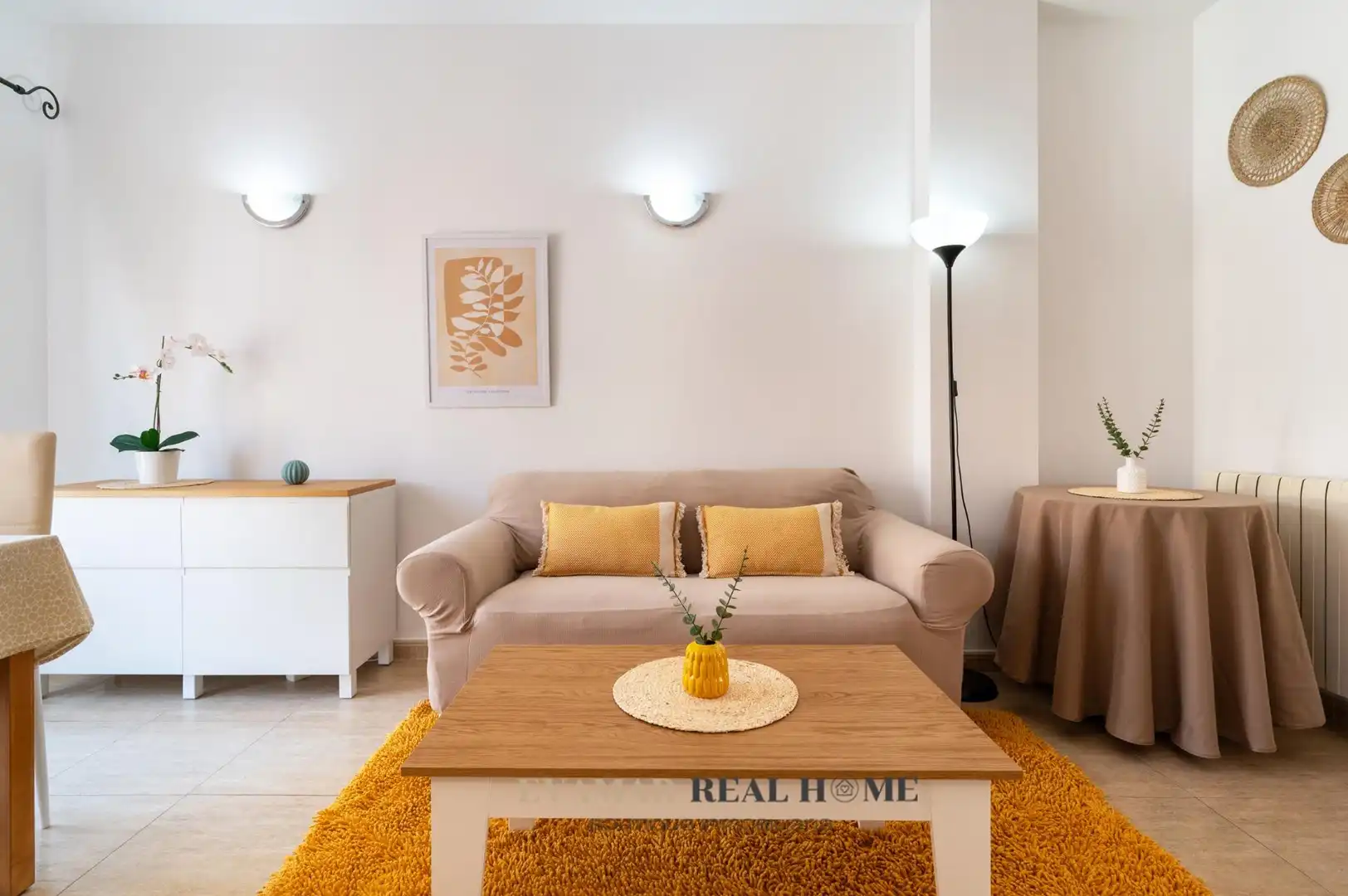 Living room of Flat for rent in  Palma de Mallorca  with Heating, Terrace and Furnished