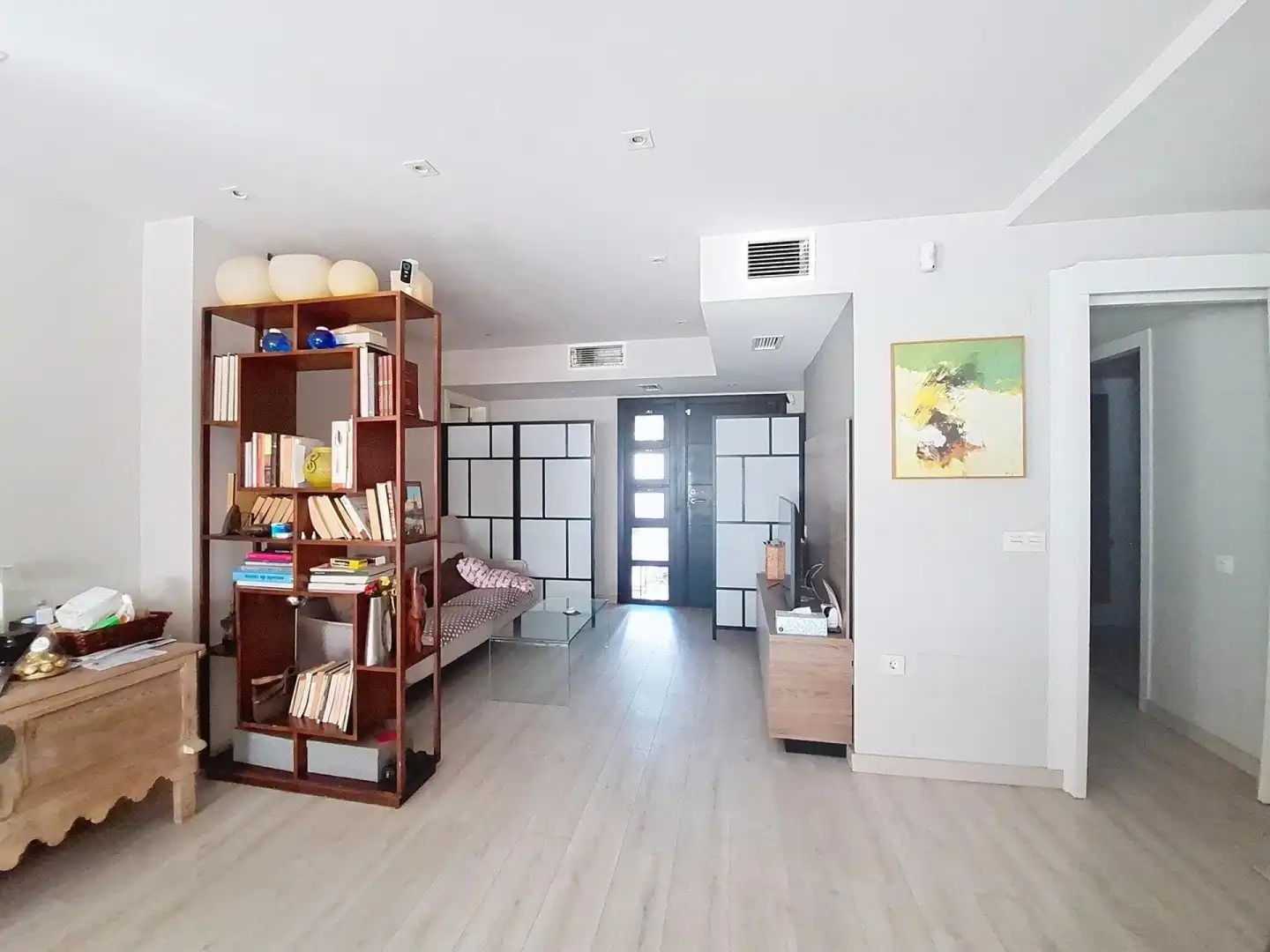 Wohnzimmer von Wohnung zum Verkauf in Mojácar mit Klimaanlage, Terrasse und Gemeinschaftspool