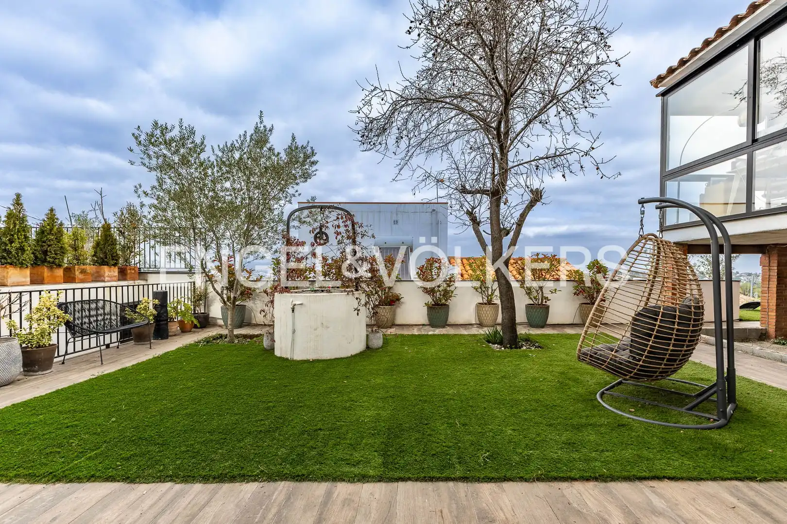 Terrace of Houses for sale in Sant Cugat del Vallès  with Air Conditioner, Heating and Private garden