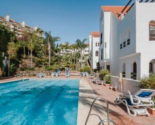Exterior view of Flat for sale in Marbella  with Air Conditioner, Heating and Private garden