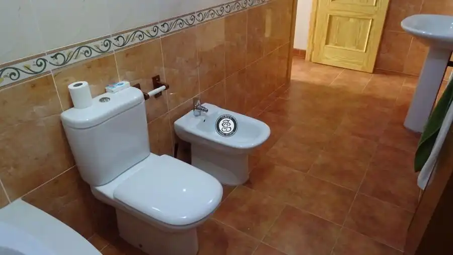 Bany de Finca rústica en venda en Lorca amb Jardí privat, Terrassa i Moblat