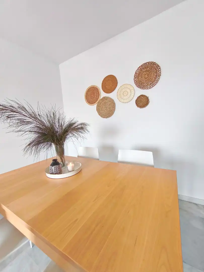 Esszimmer von Dachboden zum Verkauf in Almería mit Klimaanlage, Terrasse und Möbliert
