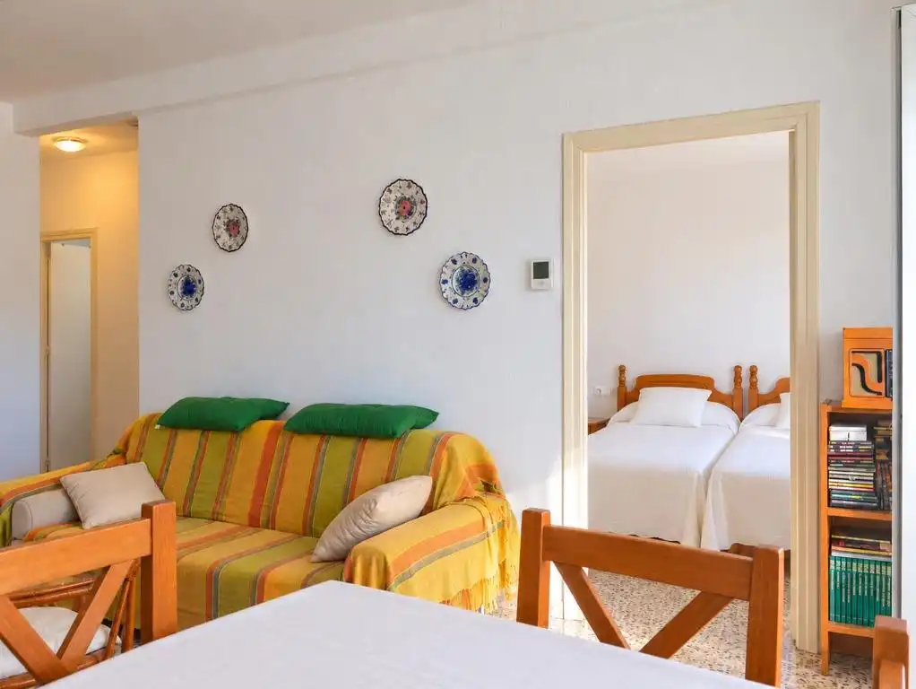 Sala de estar de Apartamento en venta en La Antilla con Aire acondicionado, Terraza y Amueblado