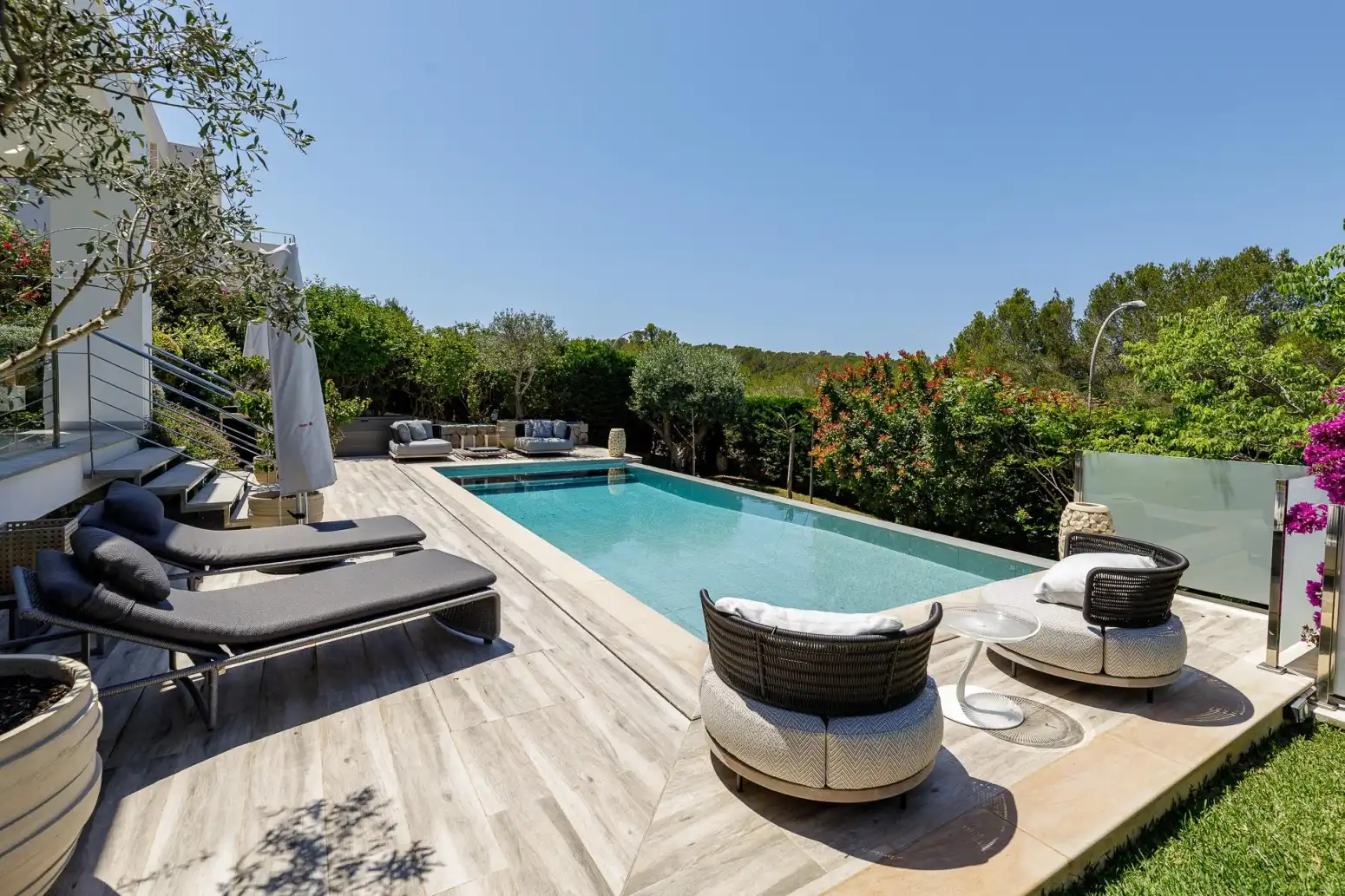 Piscina de Casa o xalet en venda en Calvià amb Aire condicionat, Calefacció i Parquet
