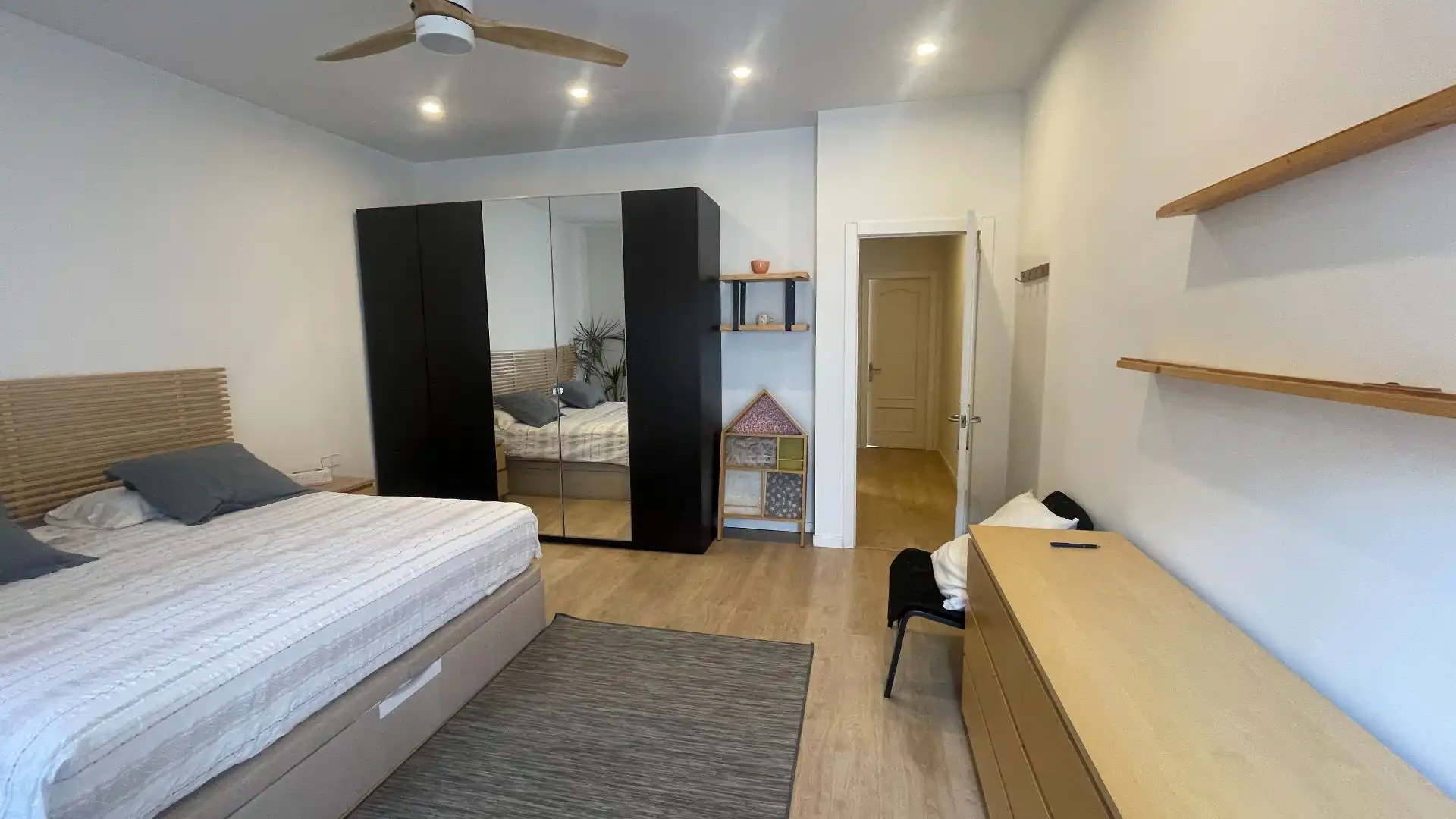 Bedroom of Houses for rent in Terrassa  with Air Conditioner, Heating and Private garden