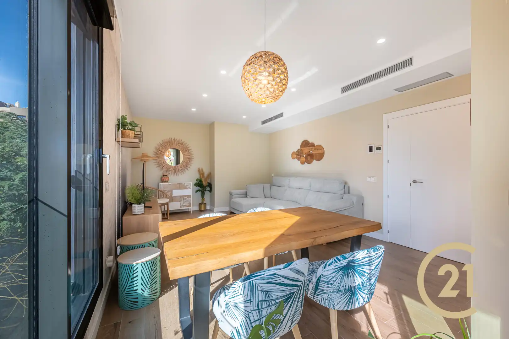 Wohnzimmer von Wohnung zum Verkauf in Málaga mit Klimaanlage, Terrasse und Abstellraum