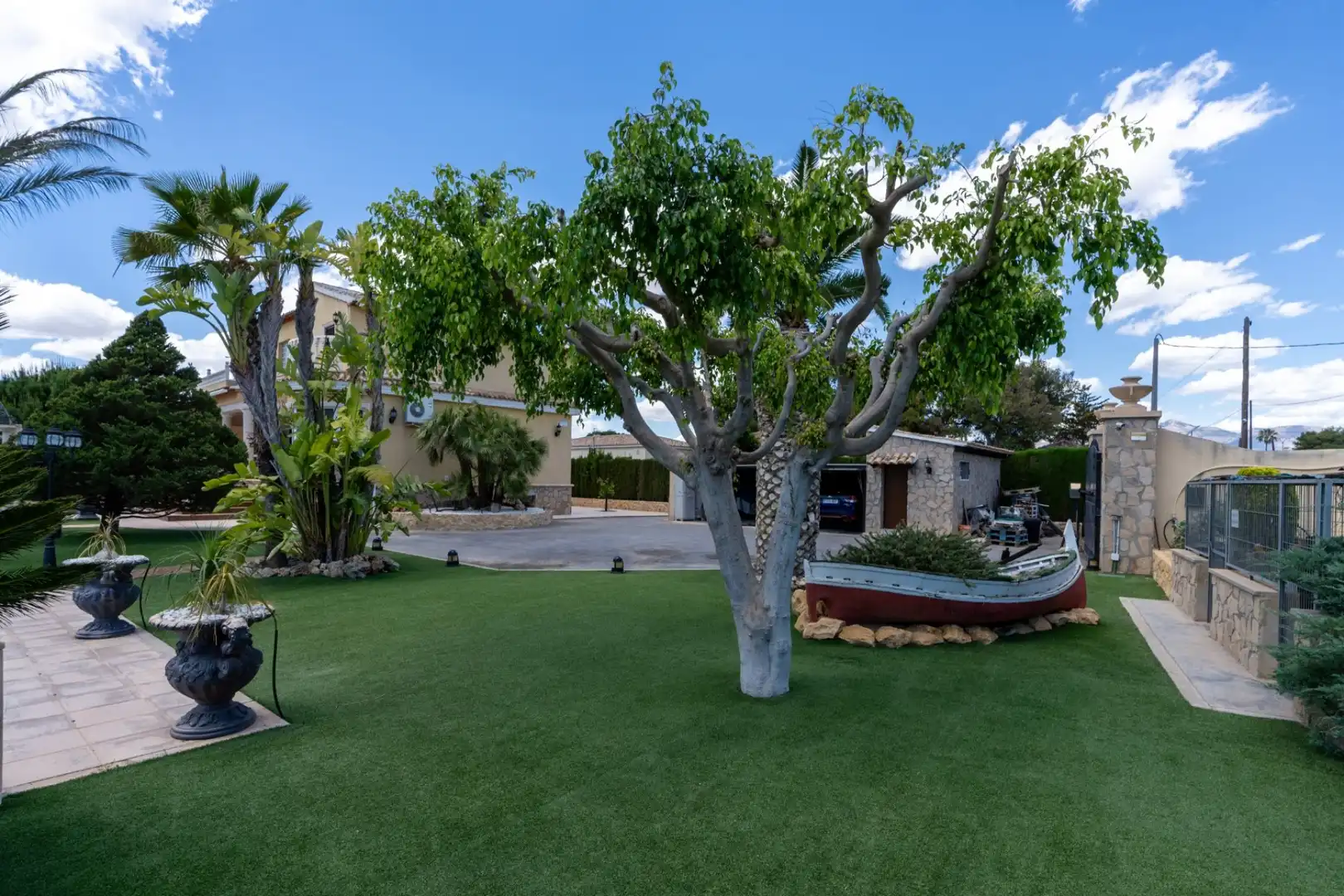 Jardín de Casa o chalet en venta en San Vicente del Raspeig / Sant Vicent del Raspeig con Aire acondicionado, Calefacción y Jardín privado
