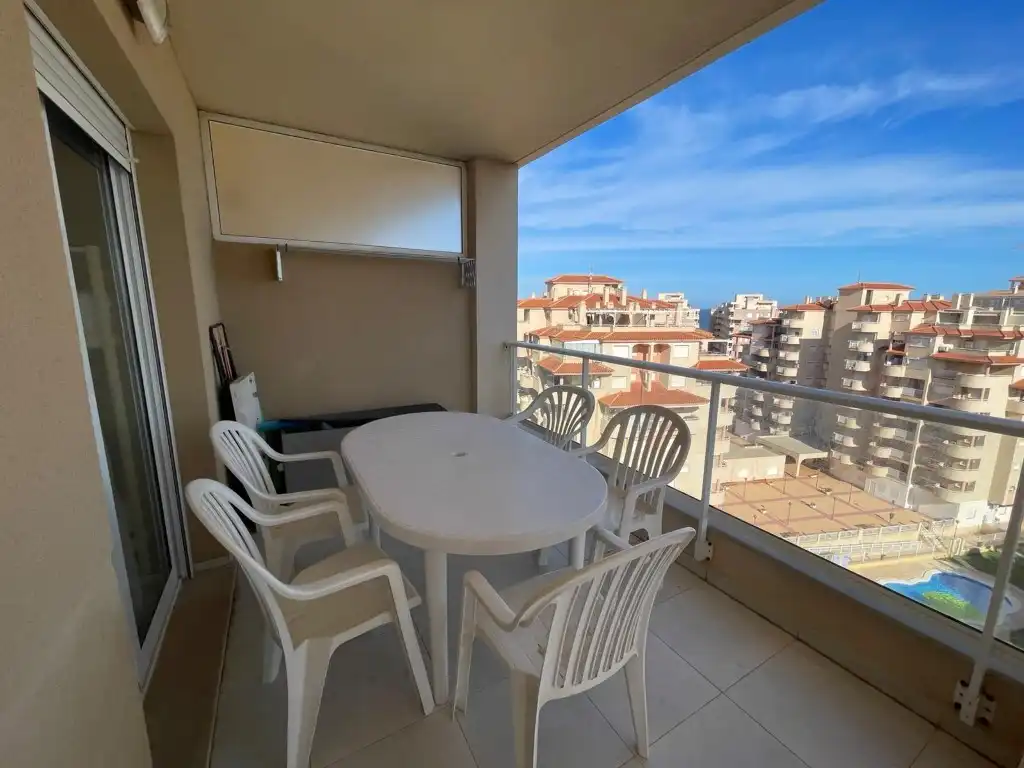 Terrassa de Apartament en venda en La Manga del Mar Menor amb Terrassa, Piscina i Balcó