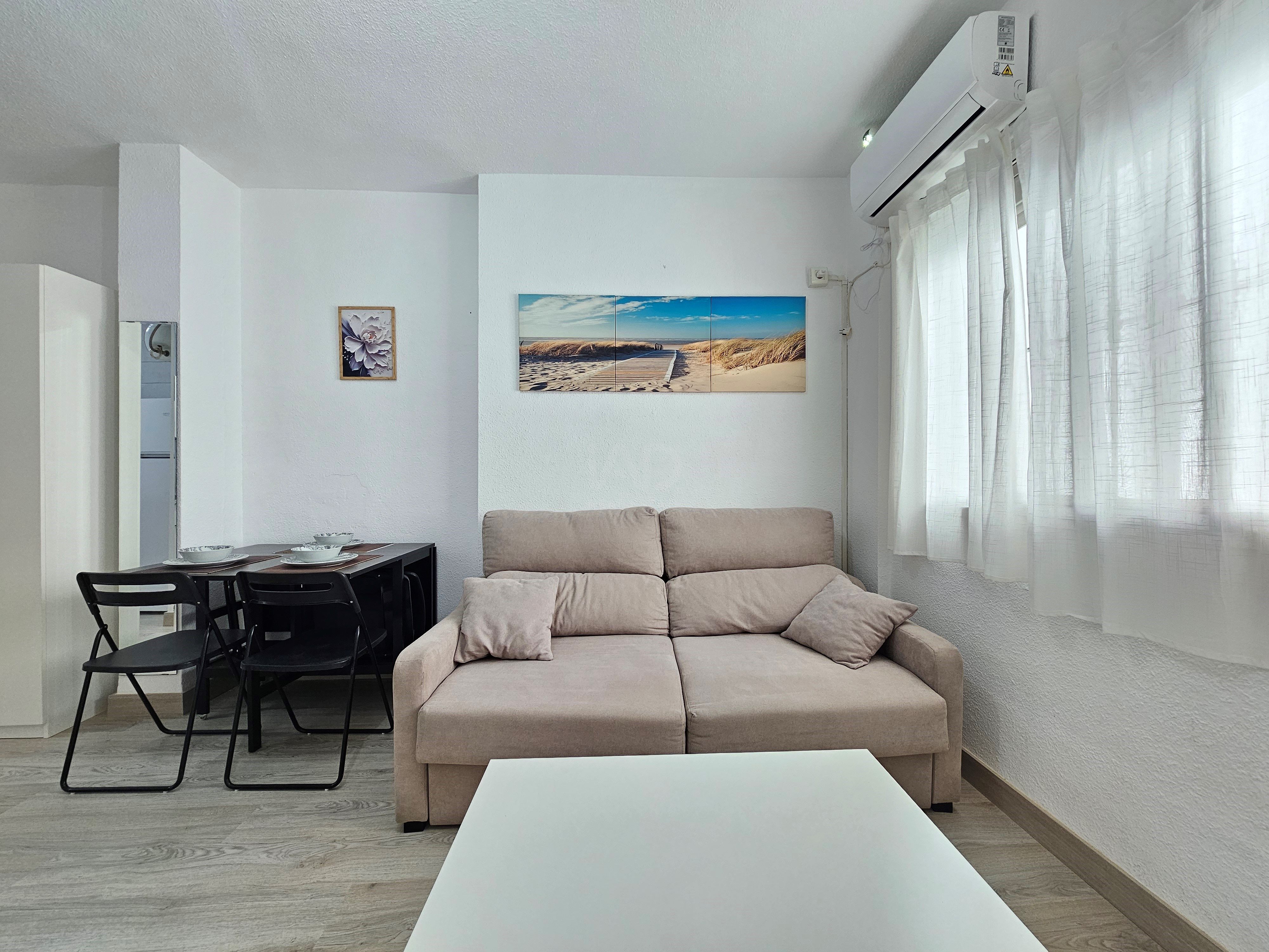 Living room of Flat for sale in Málaga Capital  with Air Conditioner