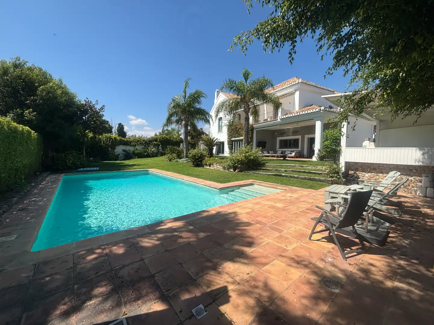 Jardín de Casa o chalet en venta en Marbella con Aire acondicionado, Jardín privado y Terraza