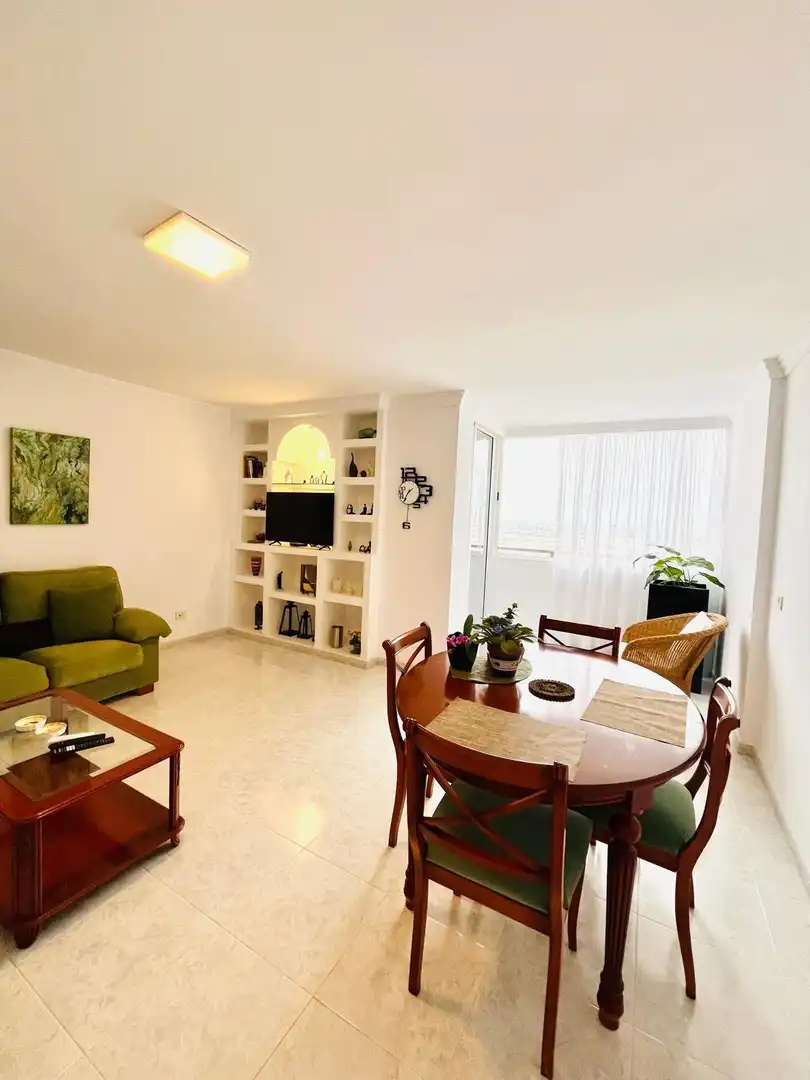 Sala de estar de Piso de alquiler en Las Palmas de Gran Canaria con Terraza y Amueblado