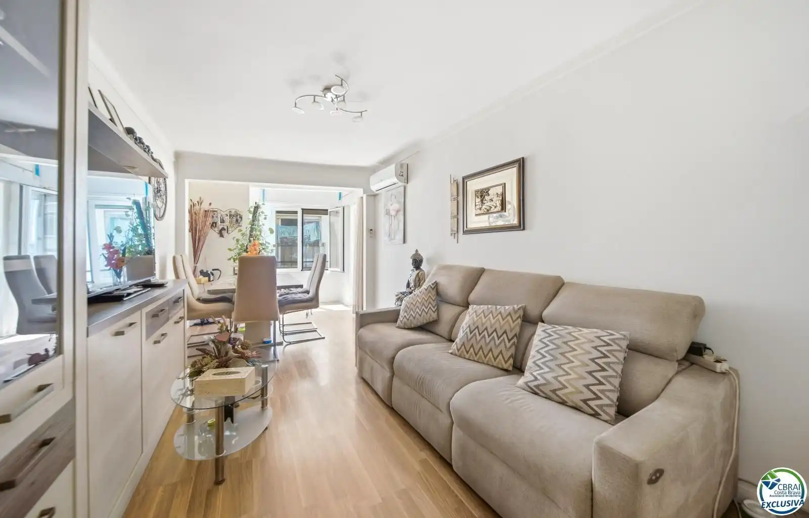 Sala d'estar de Apartament en venda en Roses amb Aire condicionat