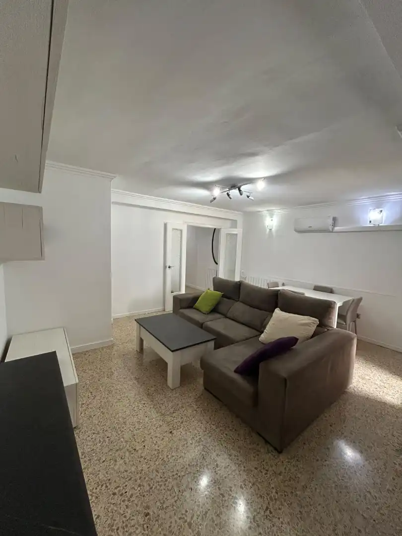 Living room of Flat for rent in Lleida  with Air Conditioner, Heating and Furnished