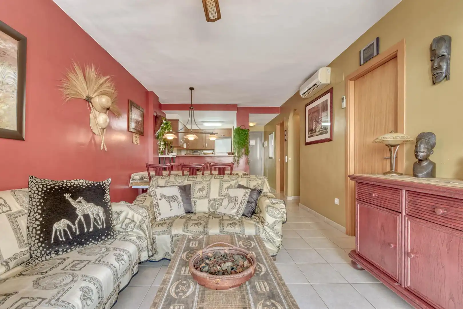 Living room of Apartments for sale in Roses  with Heating and Swimming Pool