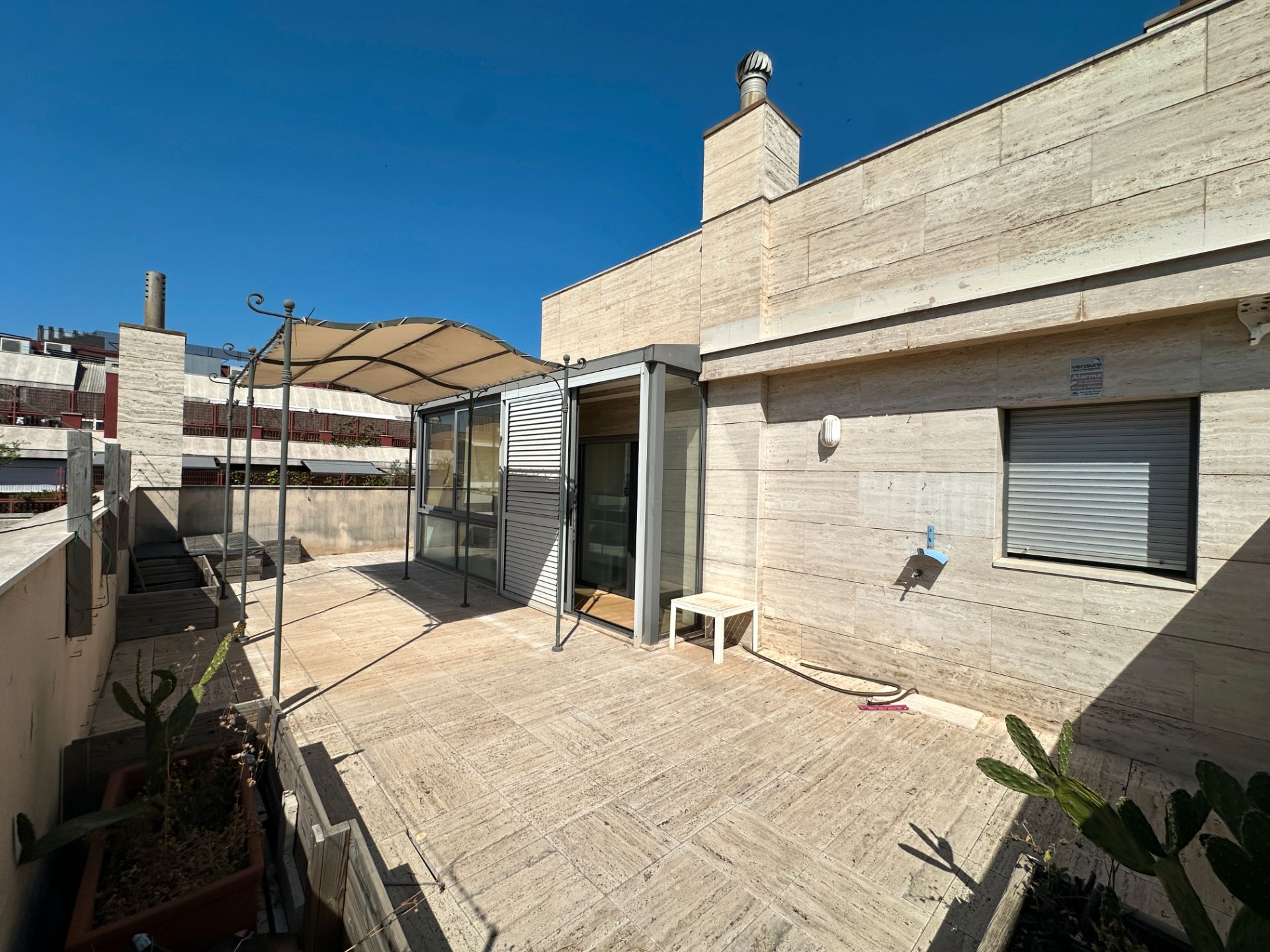 Terrace of Flat for sale in  Barcelona Capital  with Air Conditioner, Heating and Parquet flooring