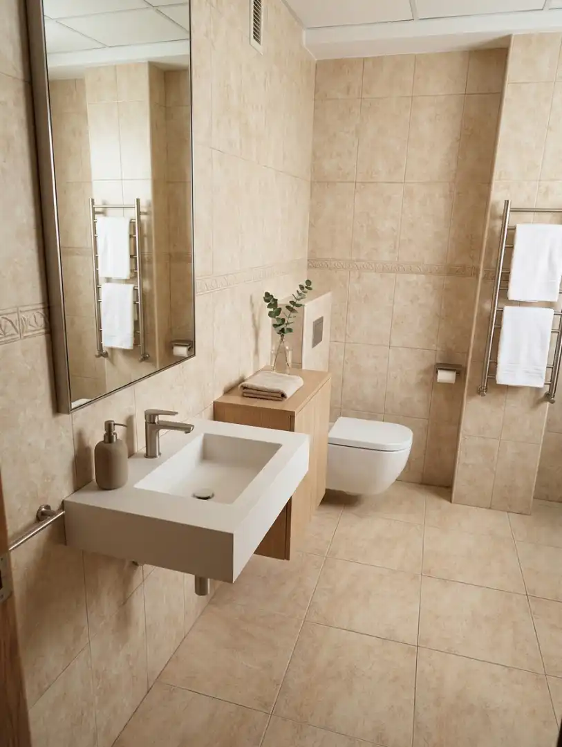 Bathroom of Flat for sale in Valencia  with Air Conditioner, Parquet flooring and Oven