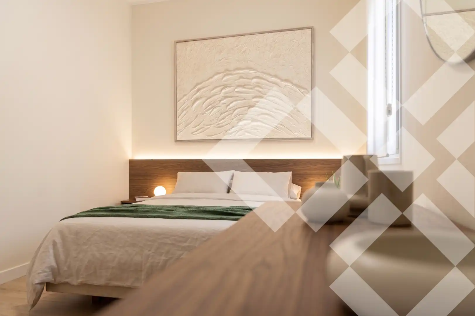 Bedroom of Flat for sale in Barcelona  with Air Conditioner, Terrace and Oven