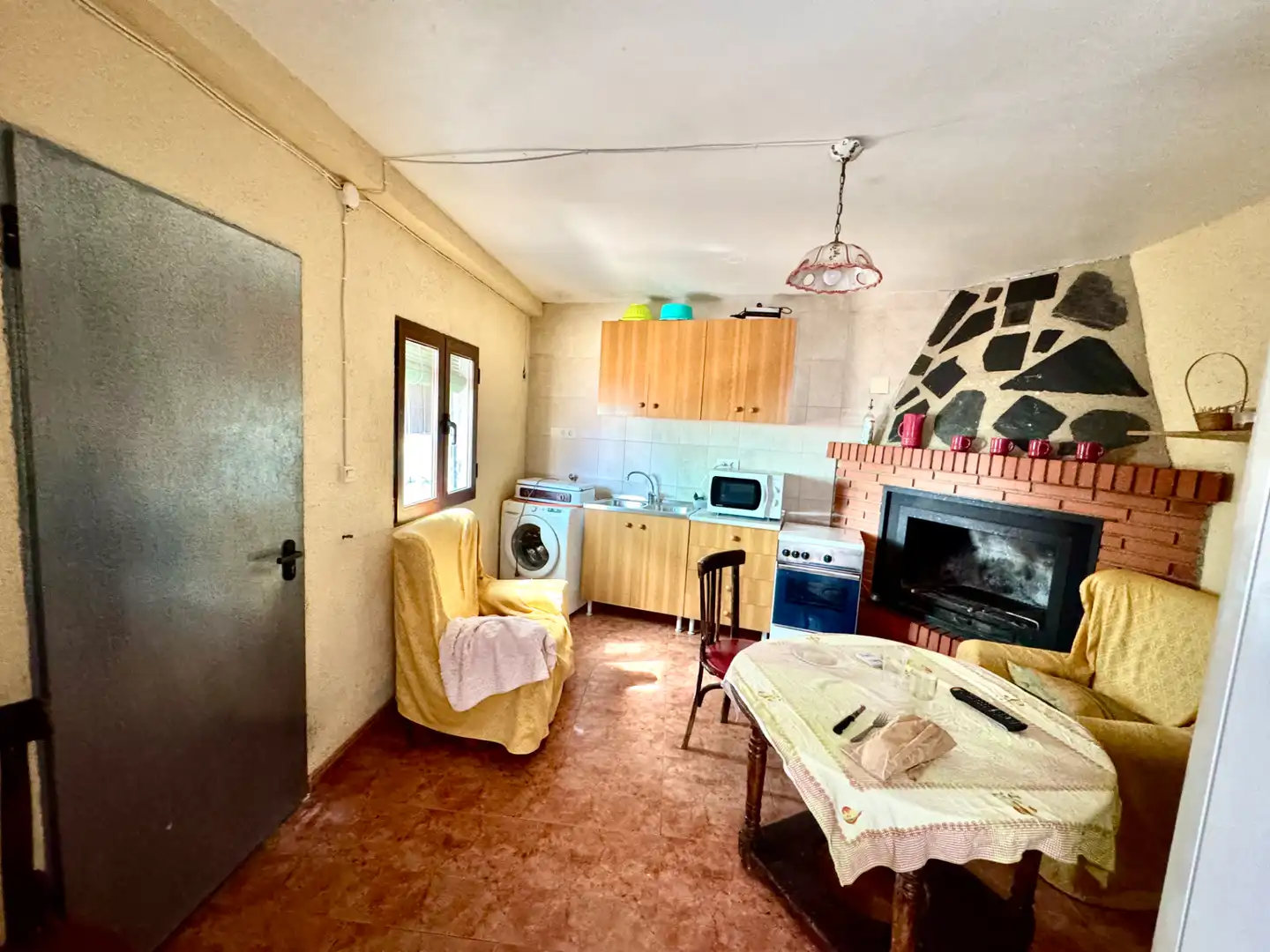 Küche von Haus oder Chalet zum Verkauf in Bérchules mit Terrasse, Möbliert und Ofen