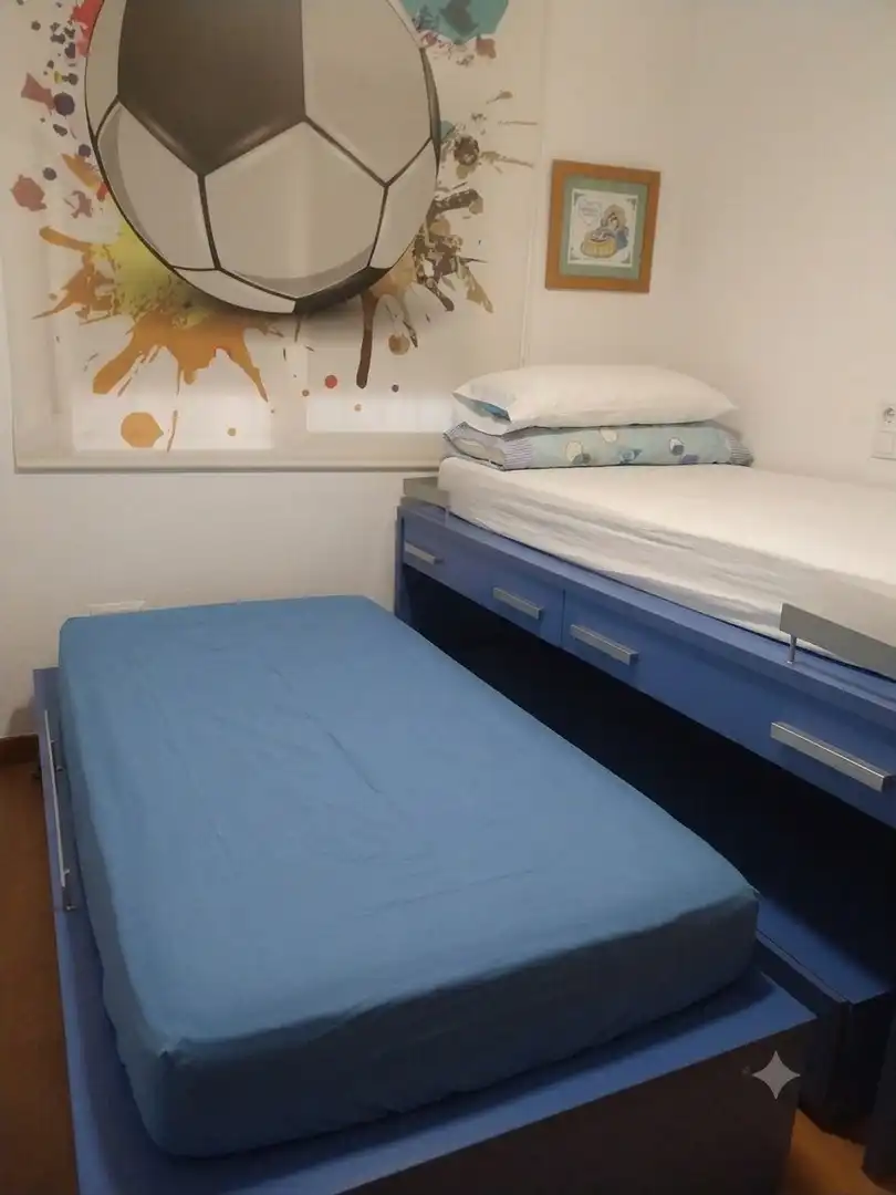 Schlafzimmer von Erdgeschoss zur Miete in Cartagena mit Klimaanlage, Schwimmbad und Möbliert