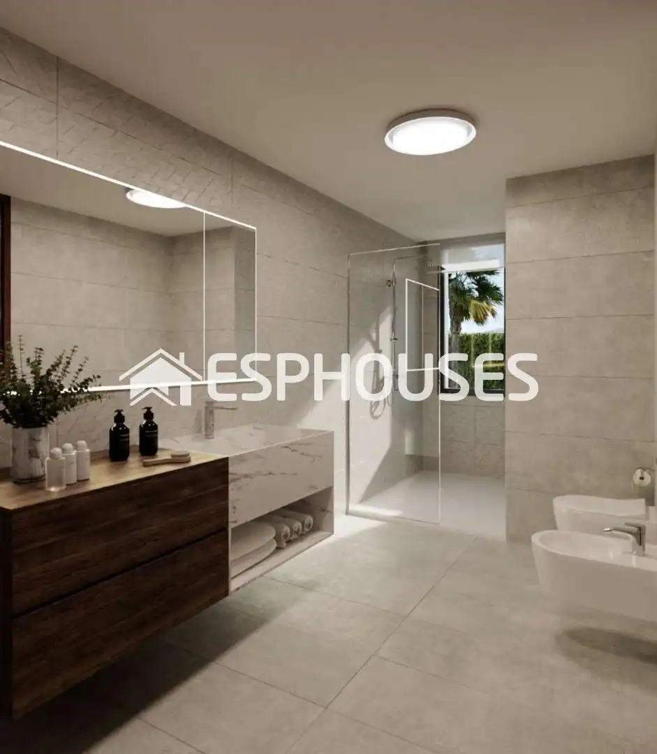 Baño de Casa o chalet en venta en Finestrat con Aire acondicionado, Terraza y Trastero