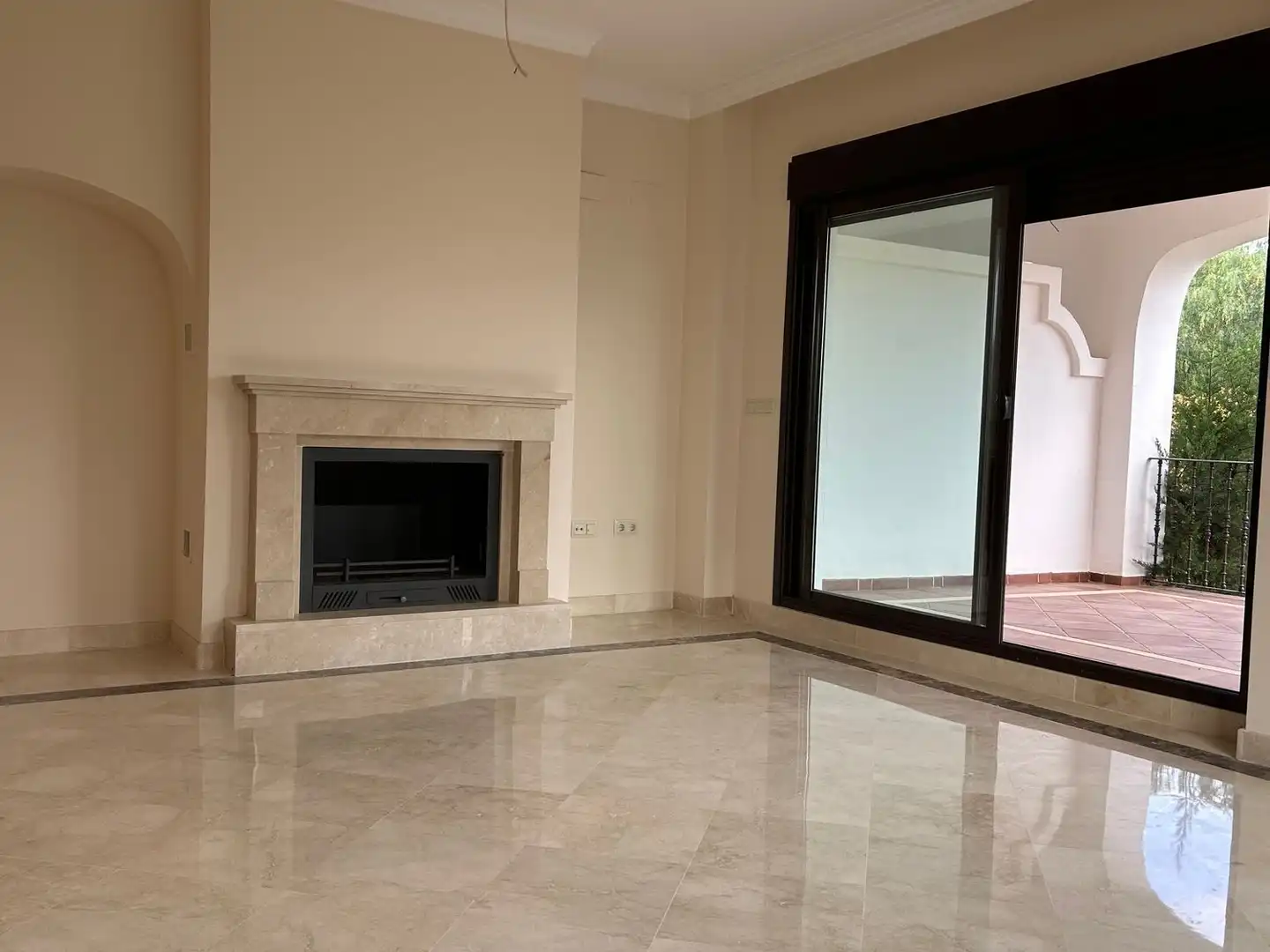 Living room of Detached homes for rent in Estepona  with Air Conditioner, Storage room and Swimming Pool