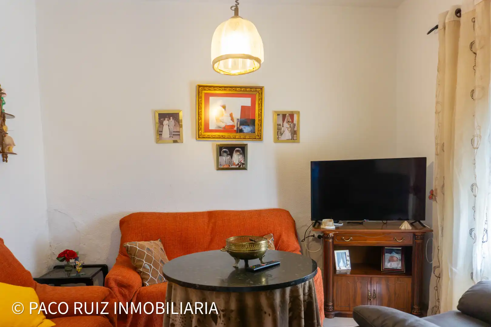 Wohnzimmer von Einfamilien-Reihenhaus zum Verkauf in Tabernas mit Abstellraum, Möbliert und Balkon