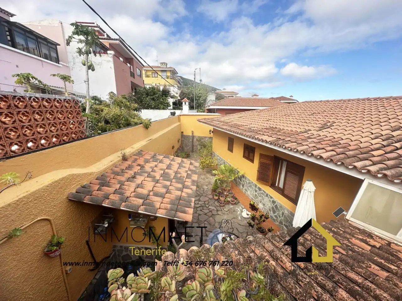 Vista exterior de Casa o chalet en venta en Icod de los Vinos con Aire acondicionado, Calefacción y Jardín privado