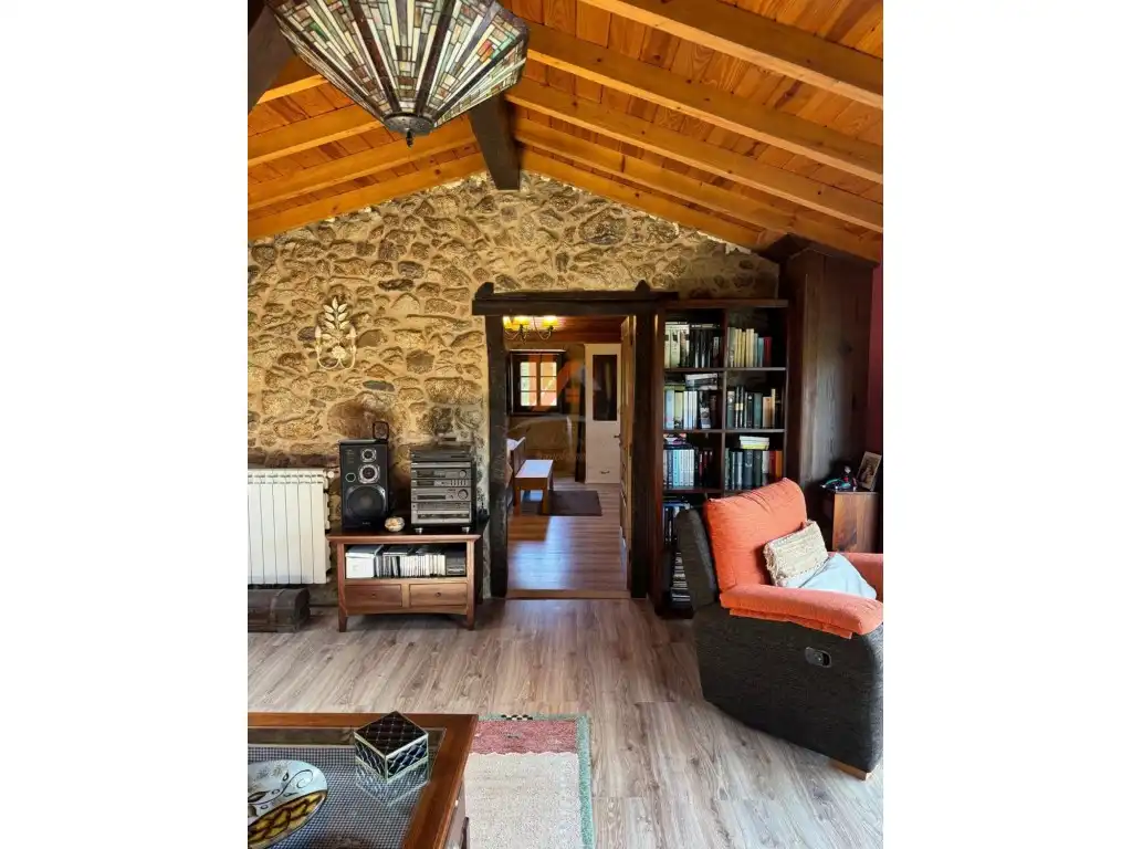 Sala de estar de Casa o chalet en venta en A Estrada  con Jardín privado, Horno y Balcón