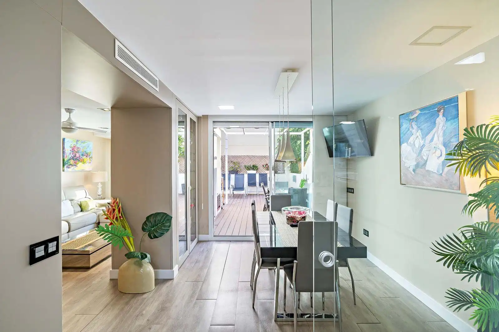 Dining room of Houses for rent in Roquetas de Mar  with Air Conditioner, Heating and Terrace