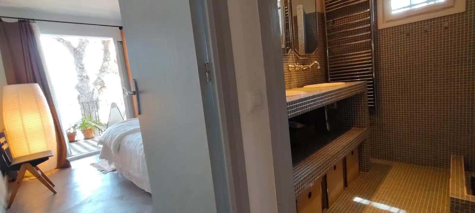 Schlafzimmer von Dachboden zum Verkauf in Palafrugell mit Klimaanlage, Heizung und Terrasse