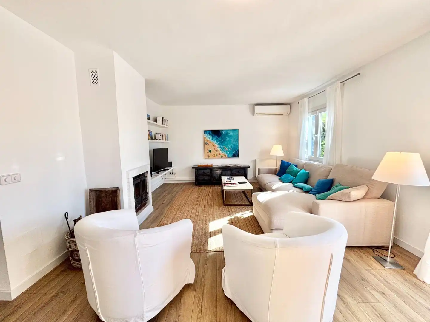 Sala de estar de Casa o chalet en venta en Llucmajor con Aire acondicionado, Calefacción y Jardín privado